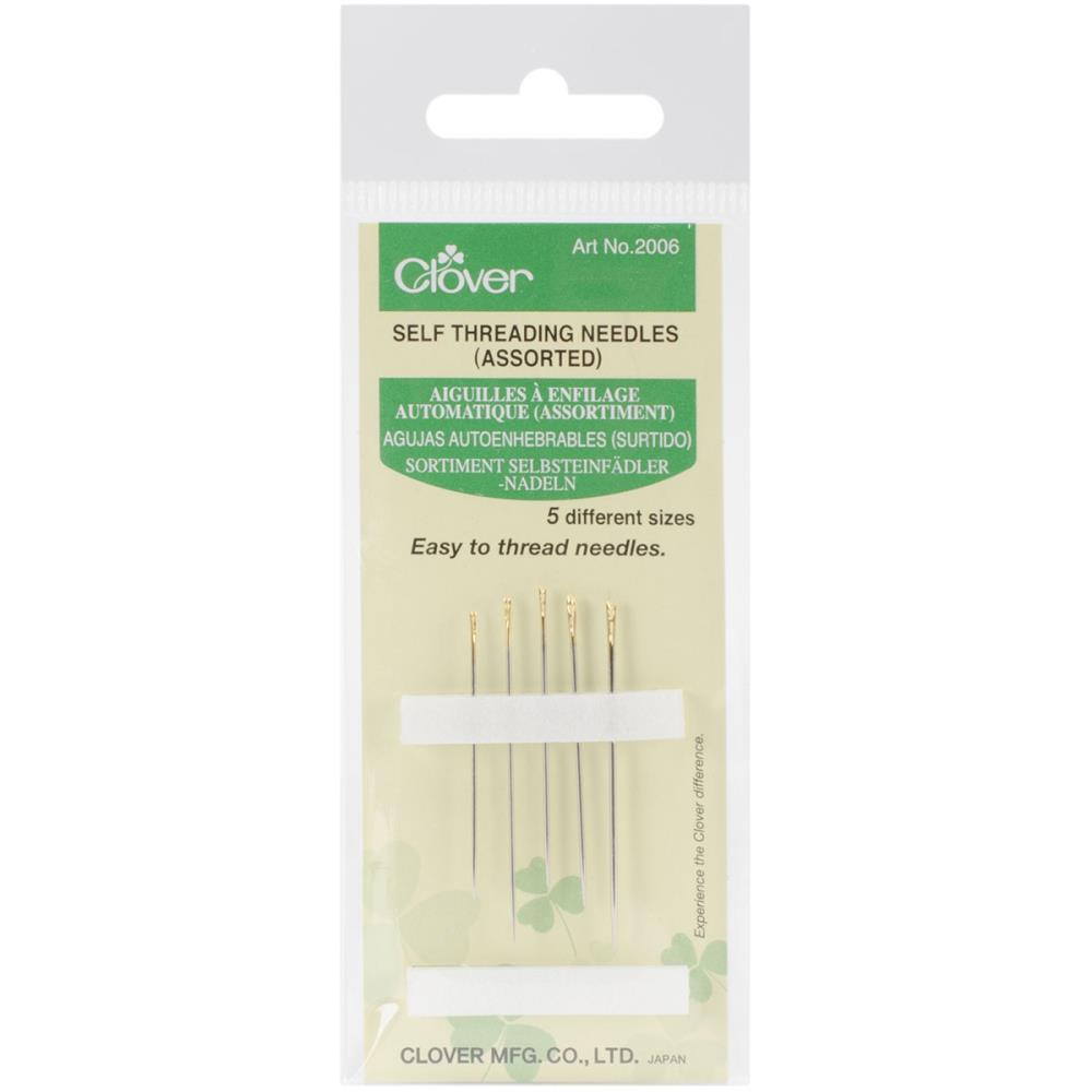 Clover Self-Threading Needles