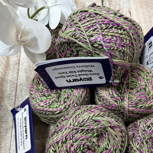 Darn Good Twist Sport Weight Silk Yarn