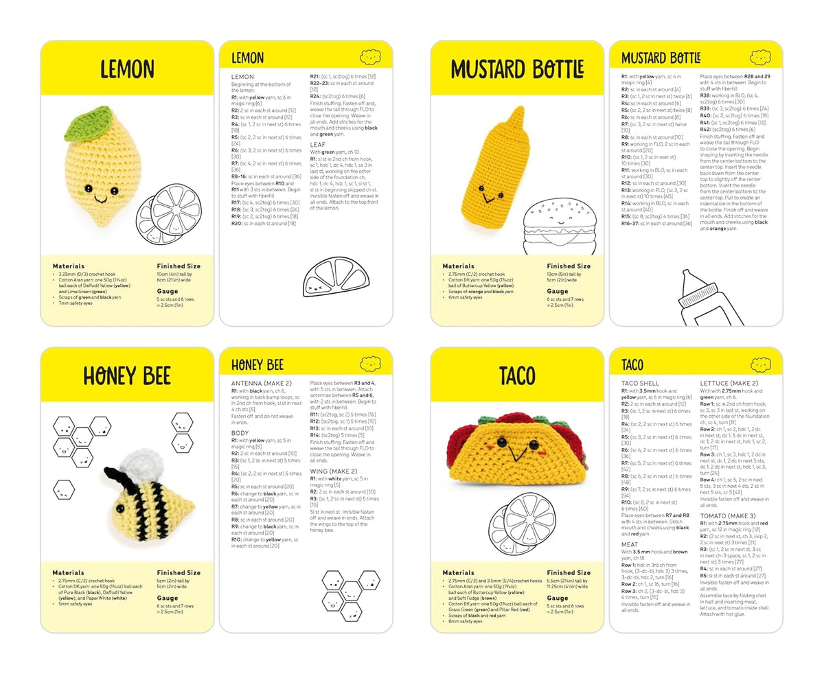 Kawaii Crochet Card Deck: 50 Super Cute Amigurumi Patterns to Make on the Move!