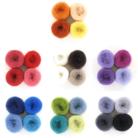 Diva Mohair & Silk Yarn Prism Set 4 x 25g