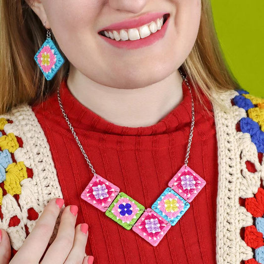 Mosaic Motifs Necklace