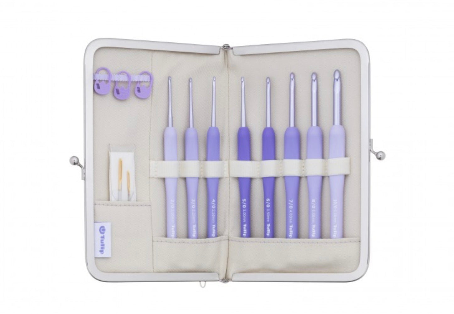 TULIP ETIMO Murasaki Crochet Hook with Cushion Grip Set