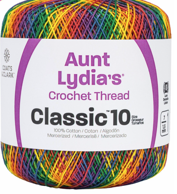 Aunt Lydia's Classic 10 Crochet Cotton