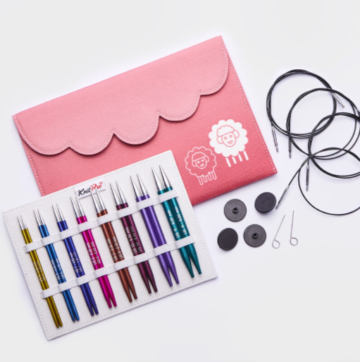 KnitPro Zing Interchangeable Deluxe Needle Set