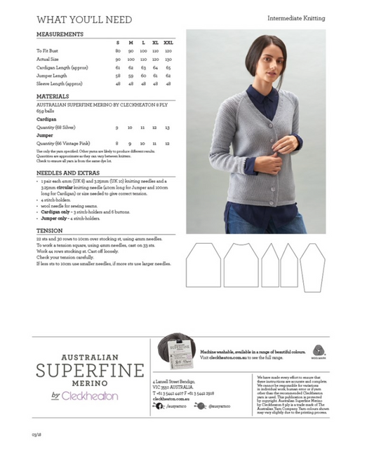 JUMPER & CARDIGAN WITH FEATURE RAGLAN - 470