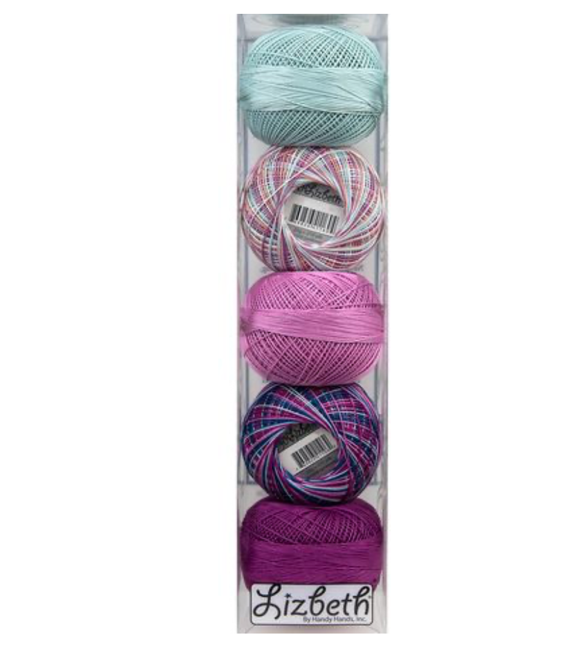 Handy Hands Lizbeth Size 20 Metallic & Crochet Cotton Pack