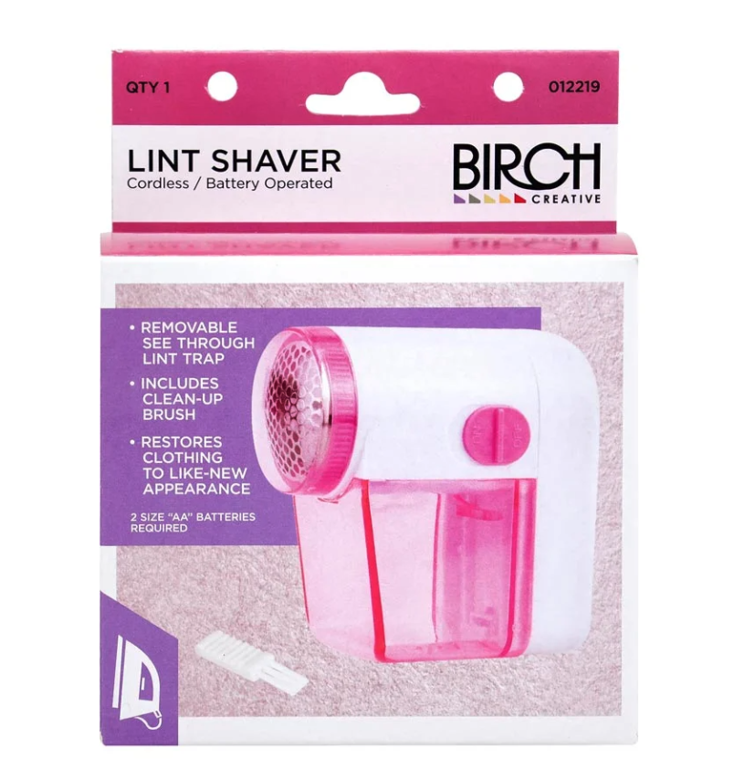 LINT REMOVER BATTERY OPERATED – PINK