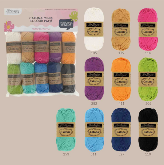 Scheepjes Catona Colourful Cravings Pack