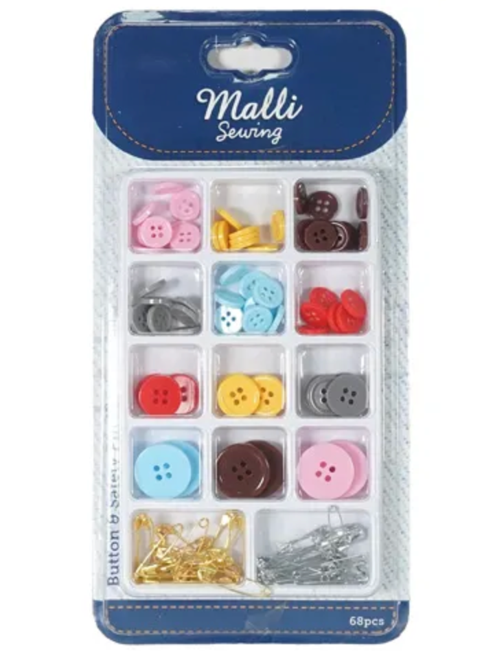 BUTTON & SAFETY PIN KIT