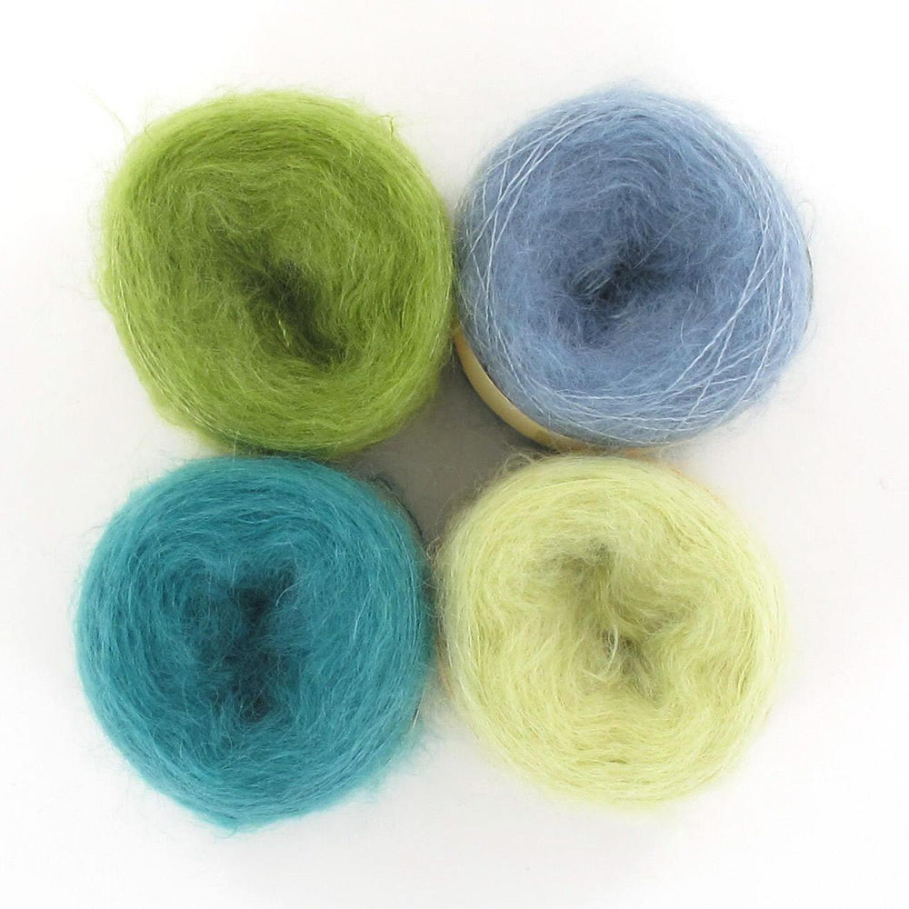 Diva Mohair & Silk Yarn Prism Set 4 x 25g