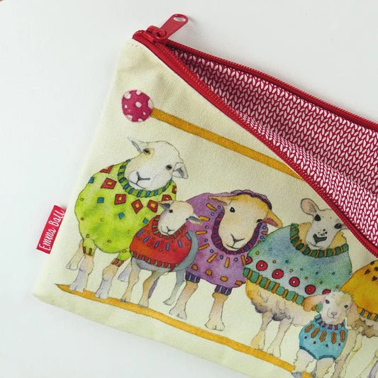 Sheep in Sweaters Long Project Bag