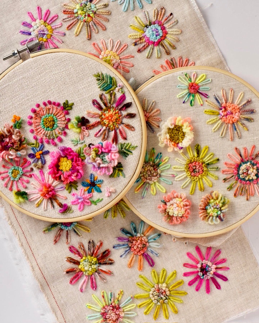 Boho Floral Stitch Workshop 3rd March 2026 with Pauline Franklyn