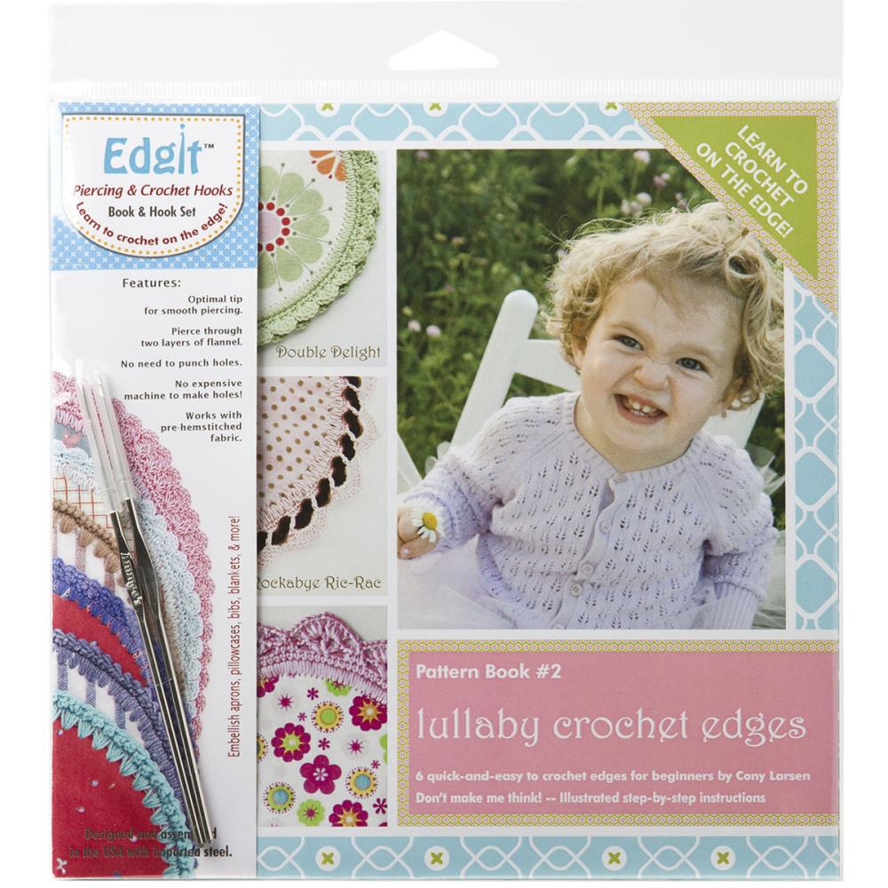 Ammees Babies Edgit Piercing Crochet Hook & Book Set