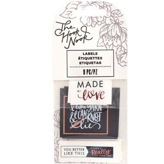 The Hook Nook Sew On Cloth Project Labels