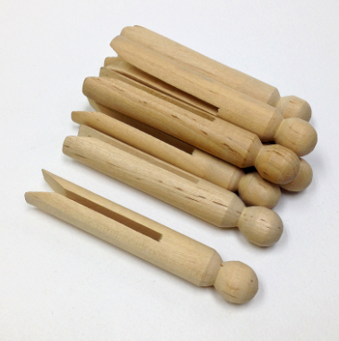 Wooden Dolly Pegs