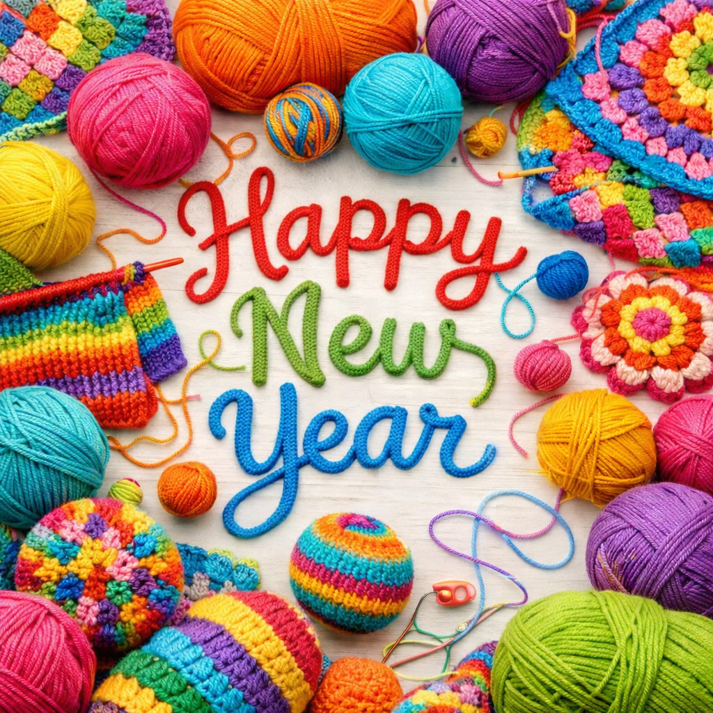 New Year, New Rows - A yarny poem!