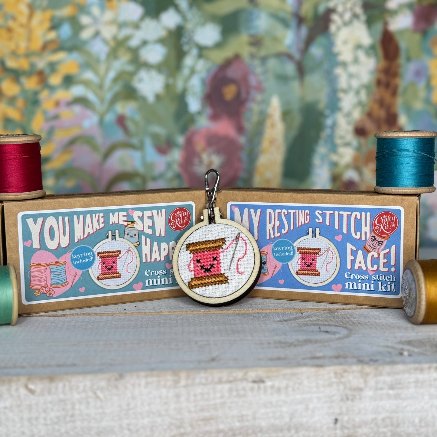 My Resting Stitch Face! Mini Matchbox Cross Stitch Kit