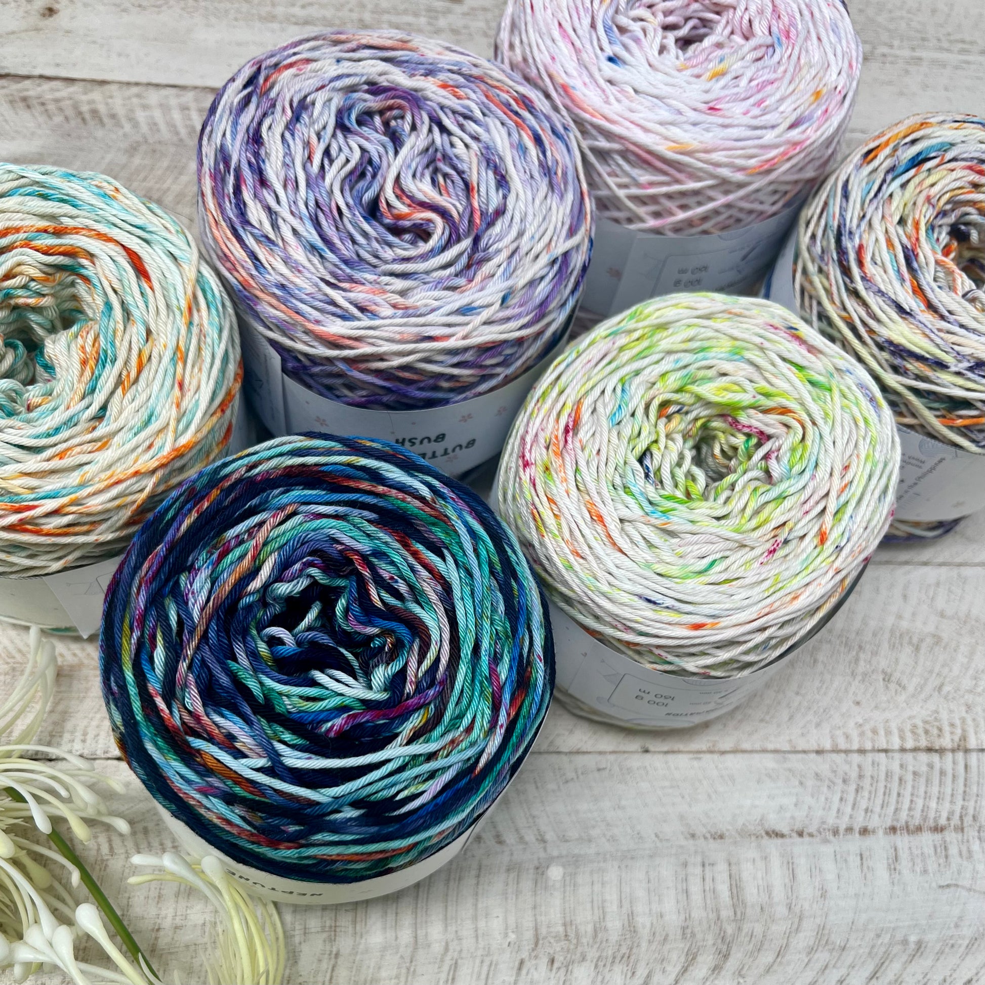 Speckled Mercerised Cotton