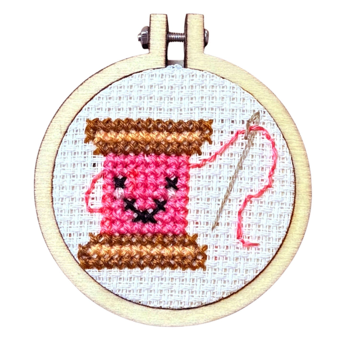 You Make Me Sew Happy! Mini Matchbox Cross Stitch Kit