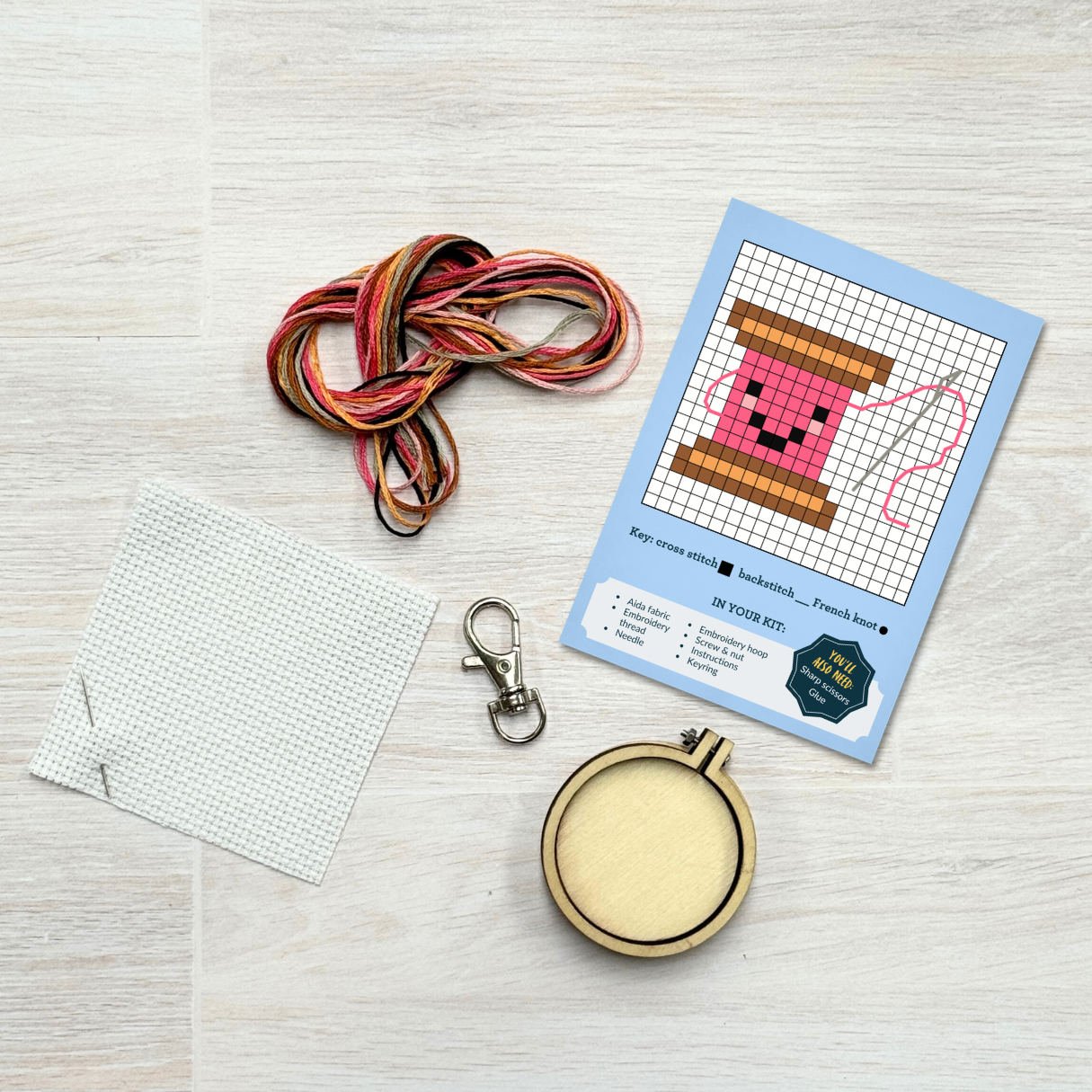 My Resting Stitch Face! Mini Matchbox Cross Stitch Kit
