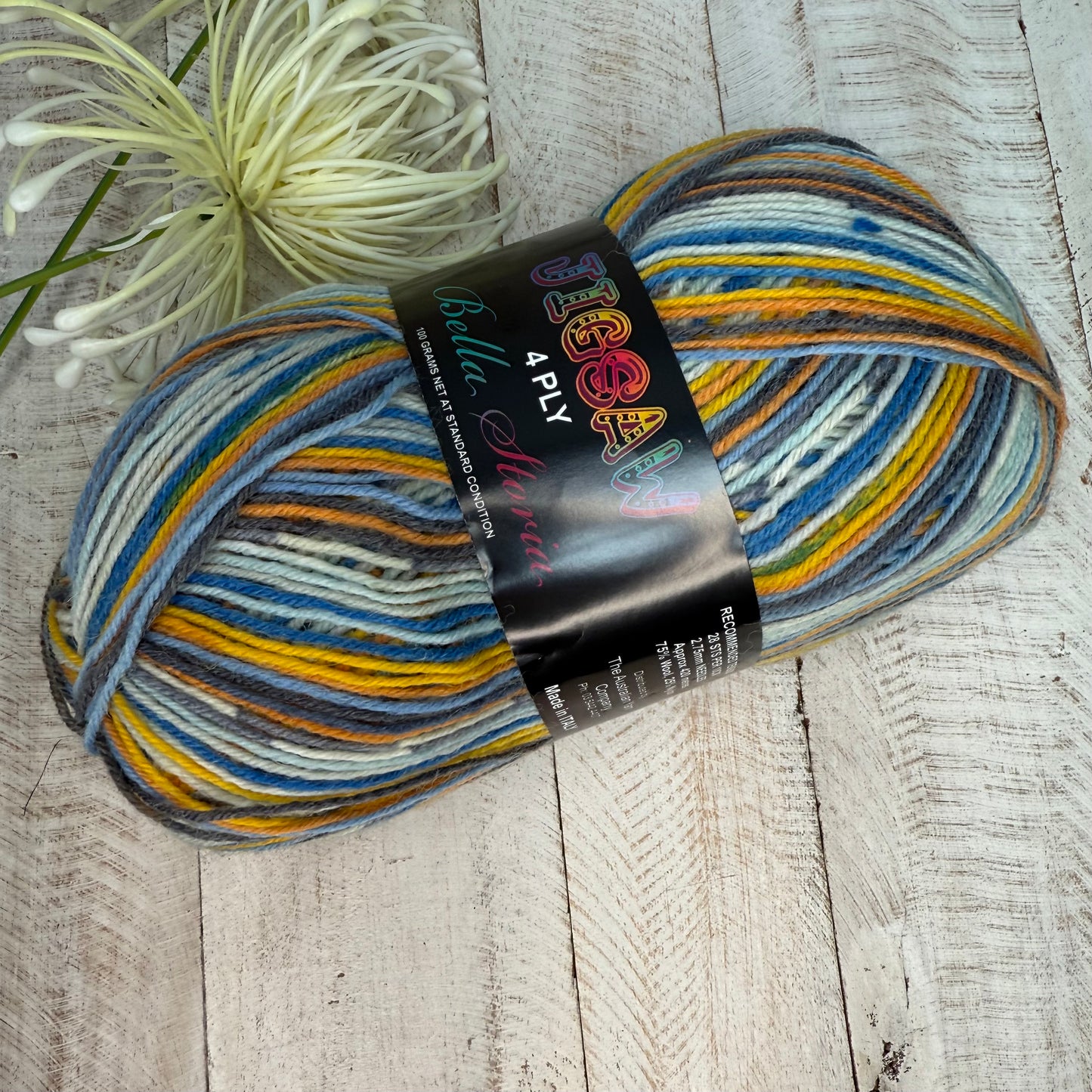 Heirloom Bella Storia Jigsaw Sock Yarn