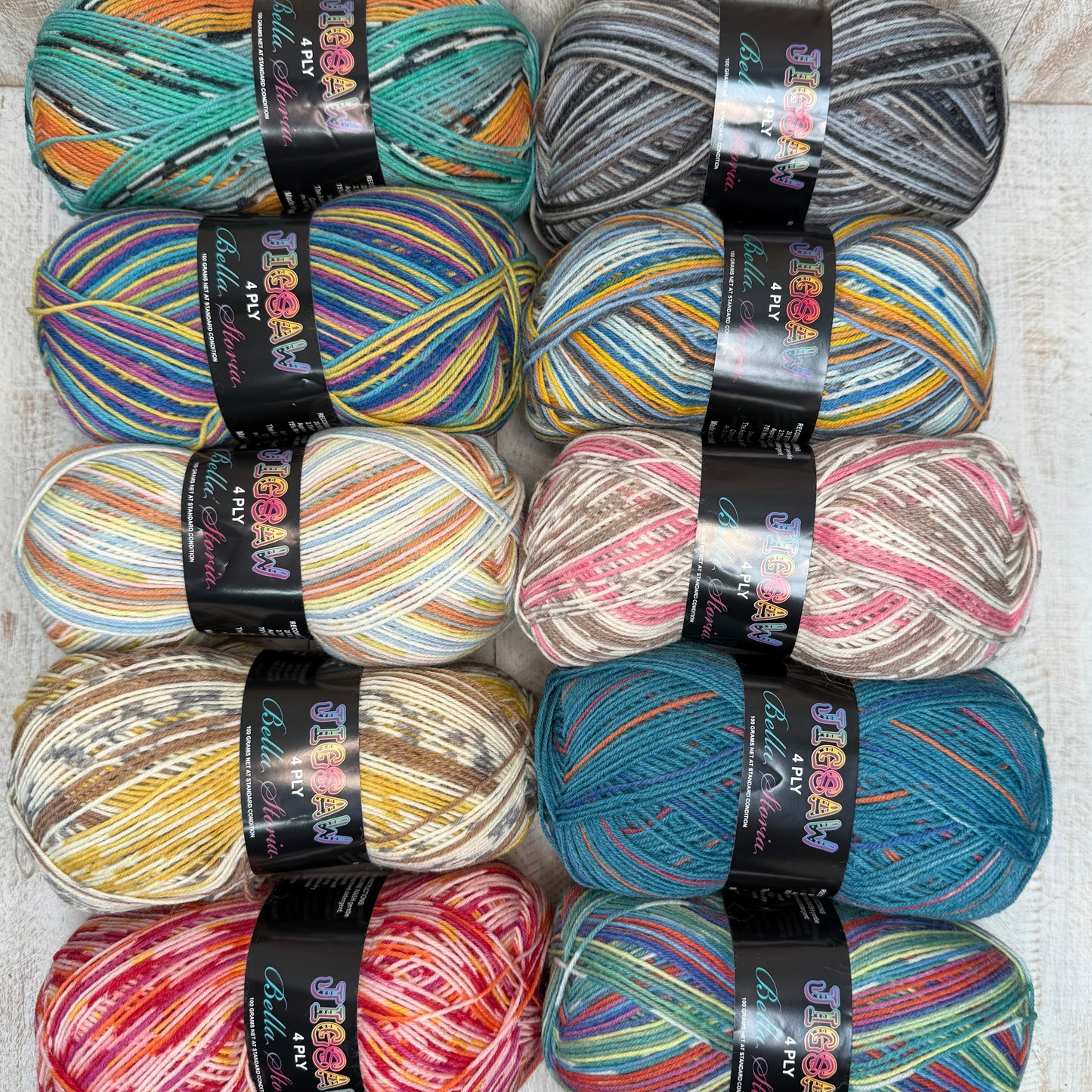 Heirloom Bella Storia Jigsaw Sock Yarn