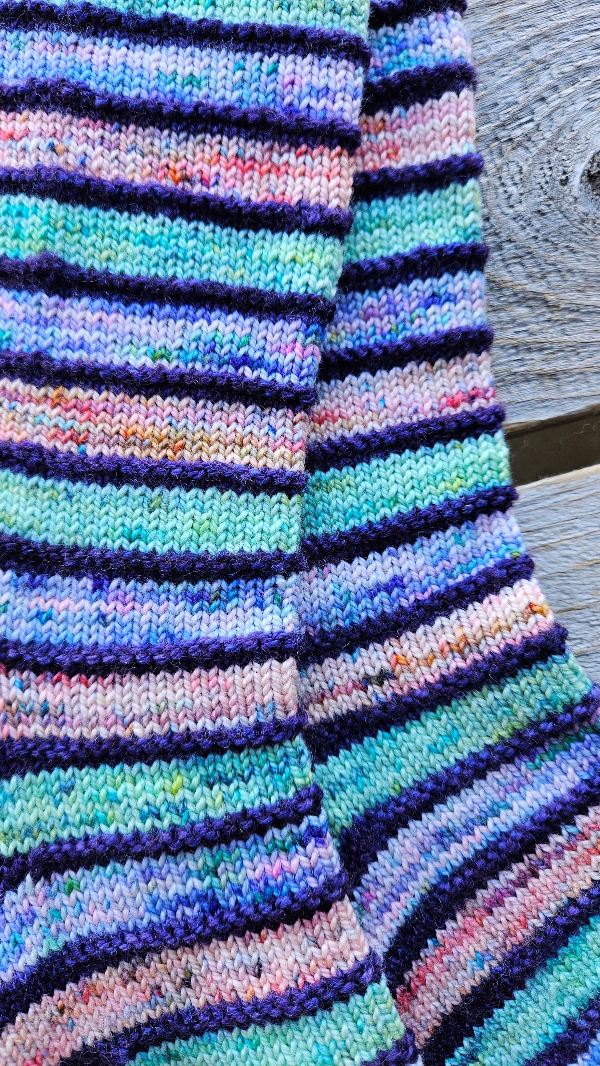 Striped Socks Knitting Kit