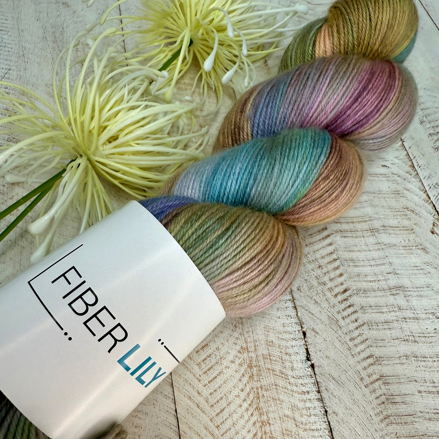 Fiber Lily Super Soft Sock Hand Dyed Yarn