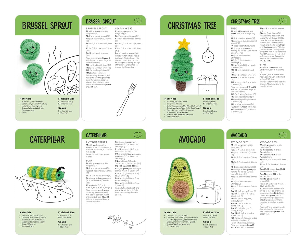 Kawaii Crochet Card Deck: 50 Super Cute Amigurumi Patterns to Make on the Move!