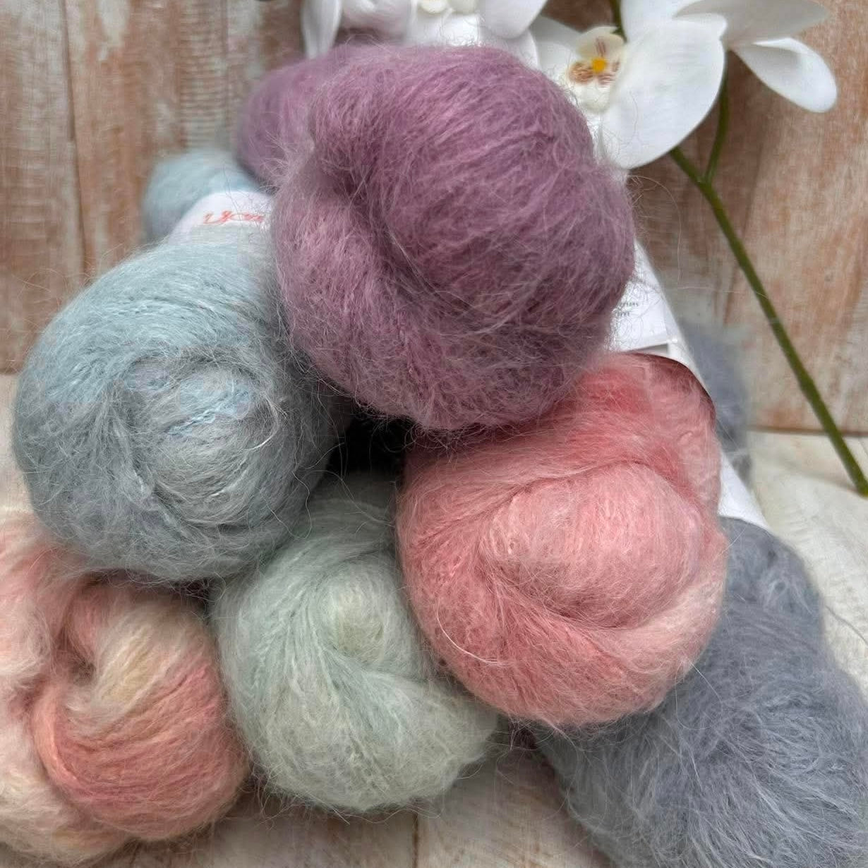 Hand Dyed Brushed Alpaca/Merino by YMC