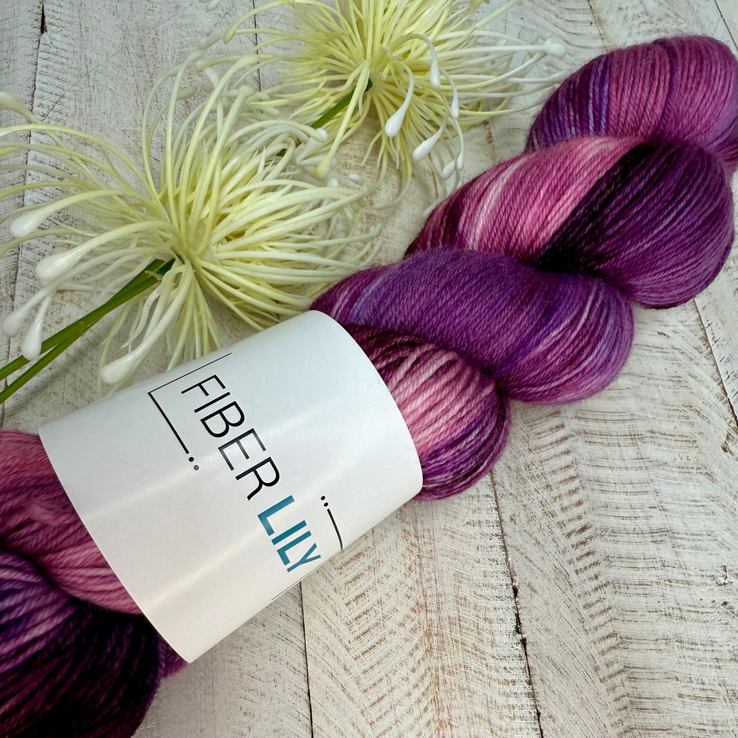 Fiber Lily Super Soft Sock Hand Dyed Yarn