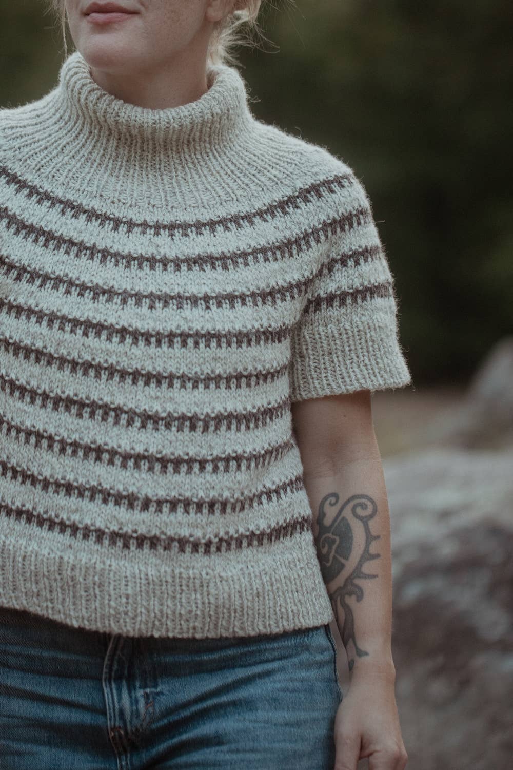 The Island and the Forest: A Knitted Correspondence