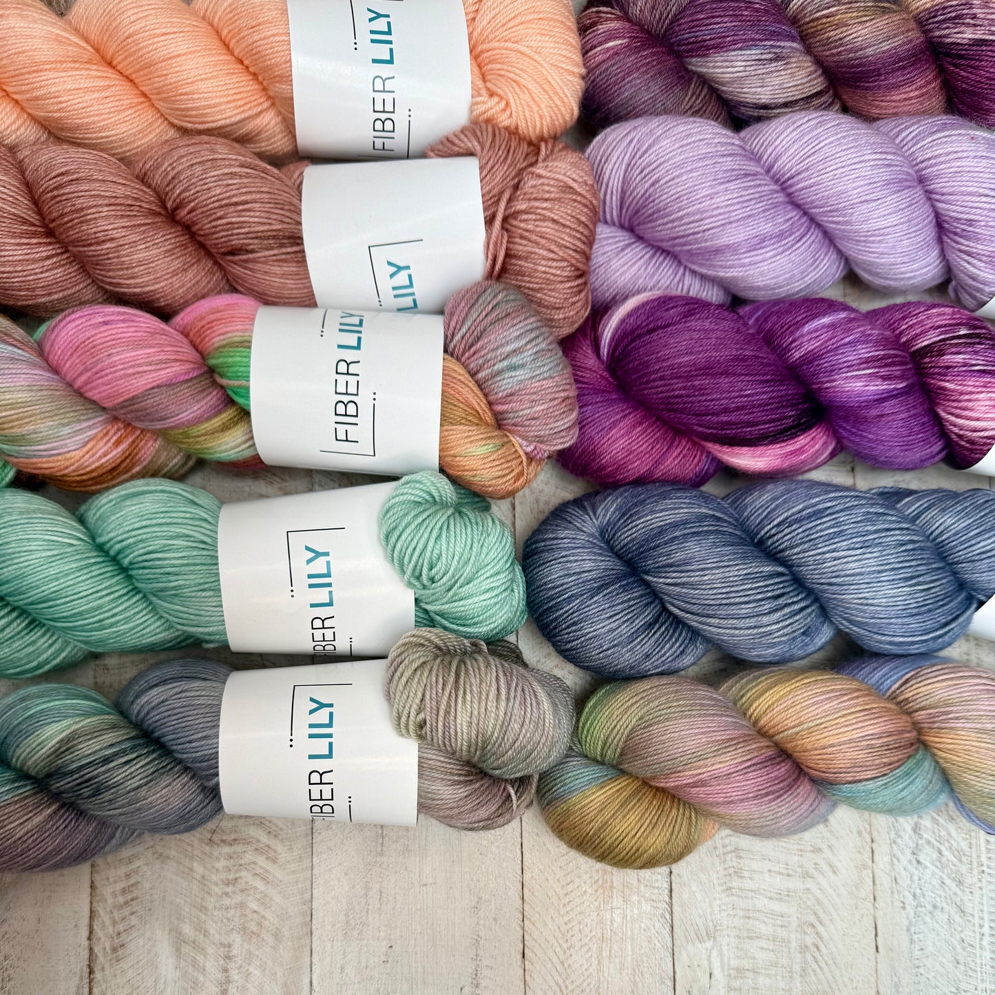 Fiber Lily Super Soft Sock Hand Dyed Yarn