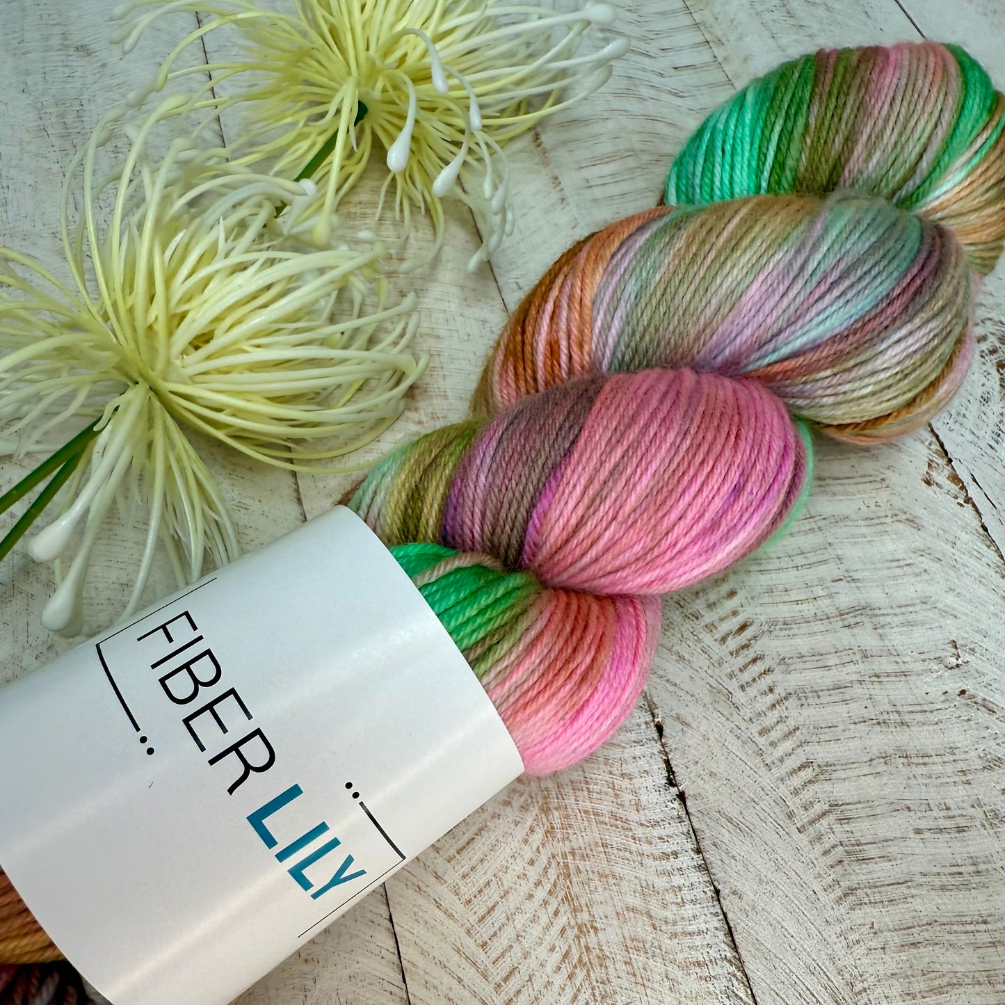 Fiber Lily Super Soft Sock Hand Dyed Yarn