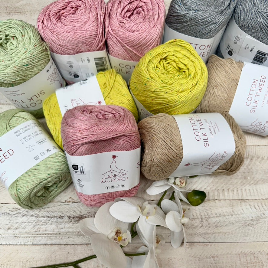 COTTON SILK TWEED