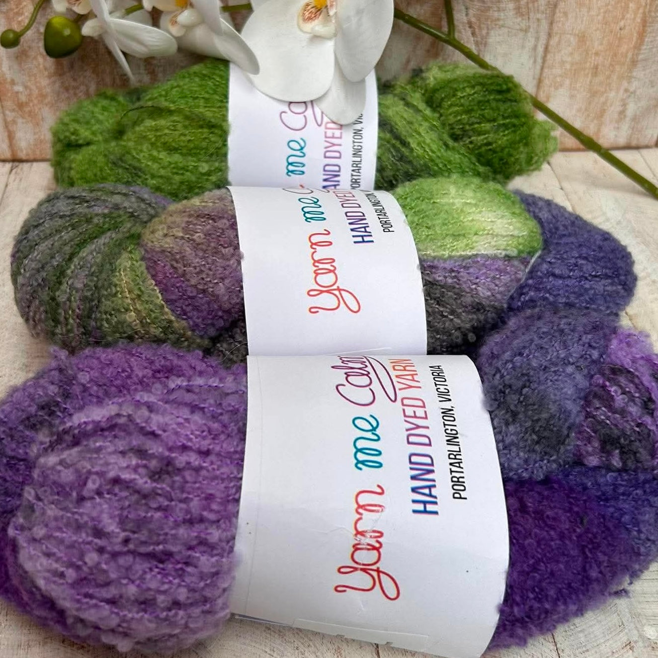 Hand Dyed Boucle by YMC
