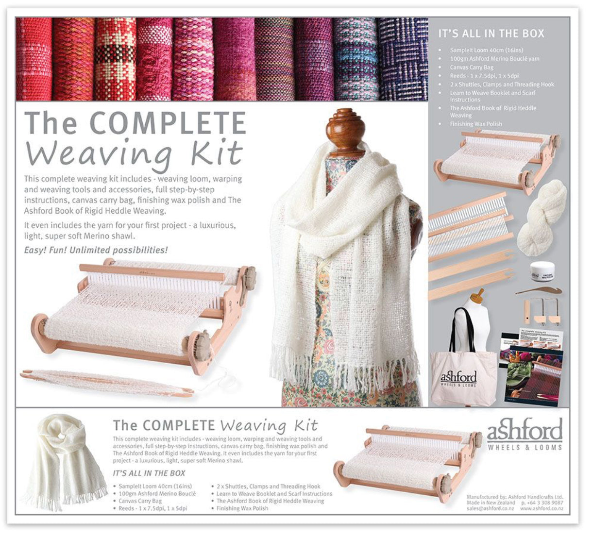 The Complete Ashford Weaving Kit