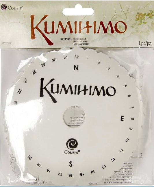 CousinDIY Kumihimo Braiding Loom
Round