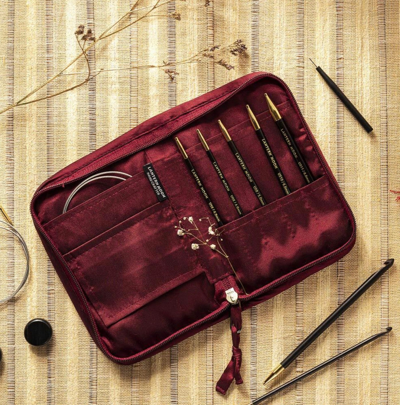 Lantern Moon Bequest Tunisian Crochet Hook Set