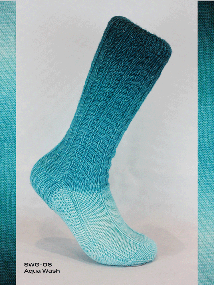 Fiori Gradient Sock