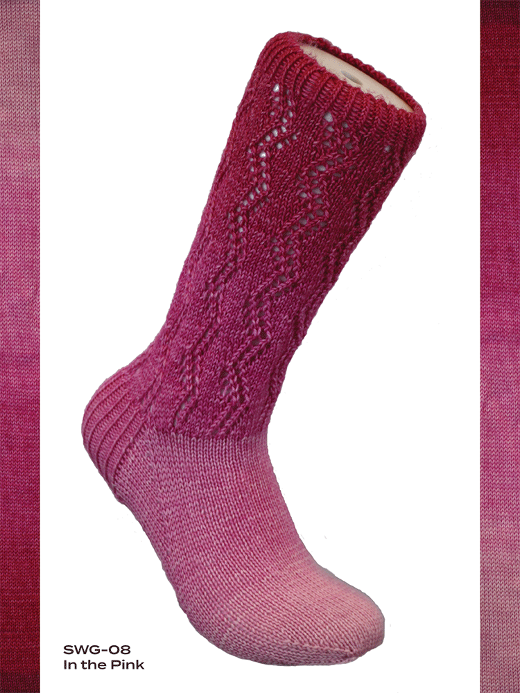 Fiori Gradient Sock