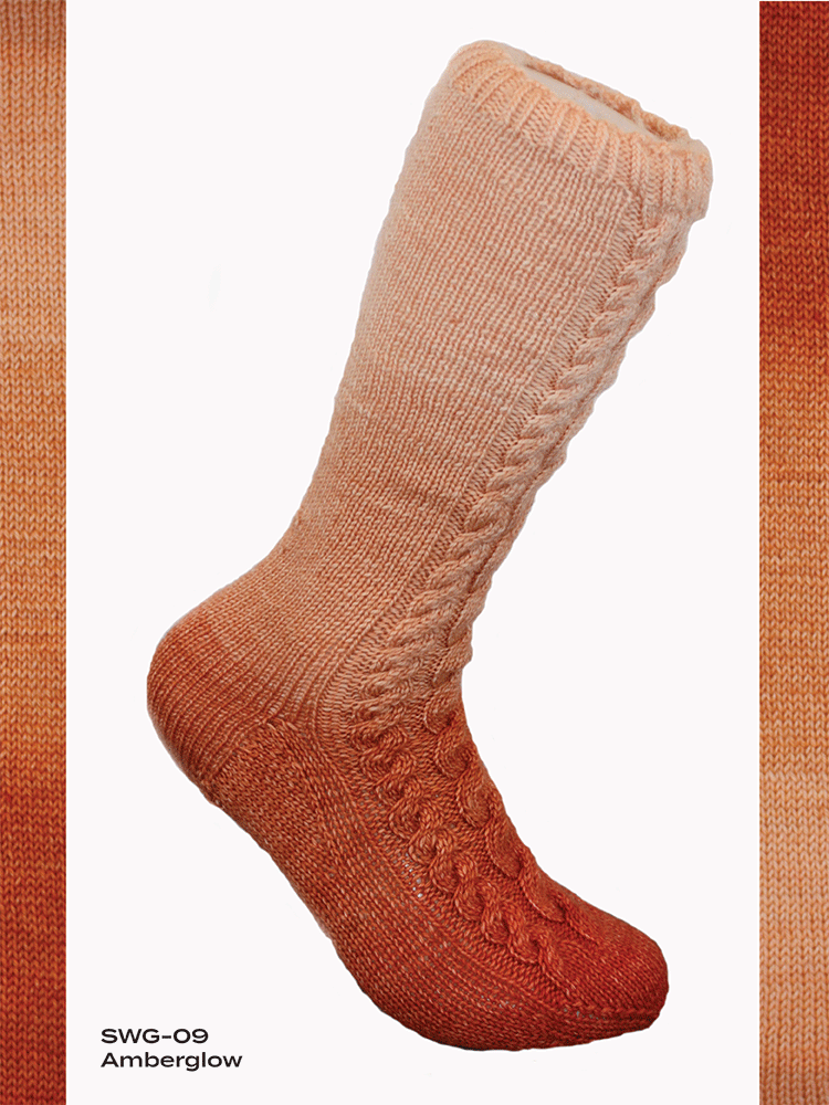 Fiori Gradient Sock