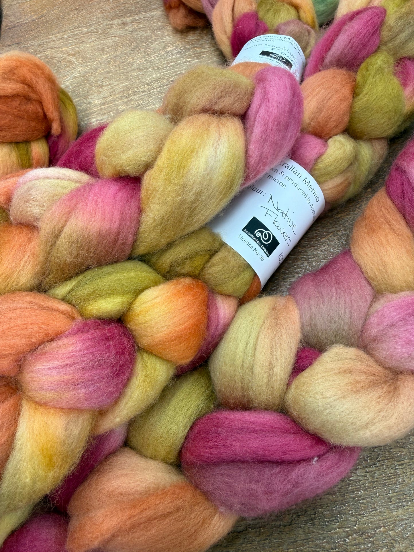 Hand Dyed Merino Tops