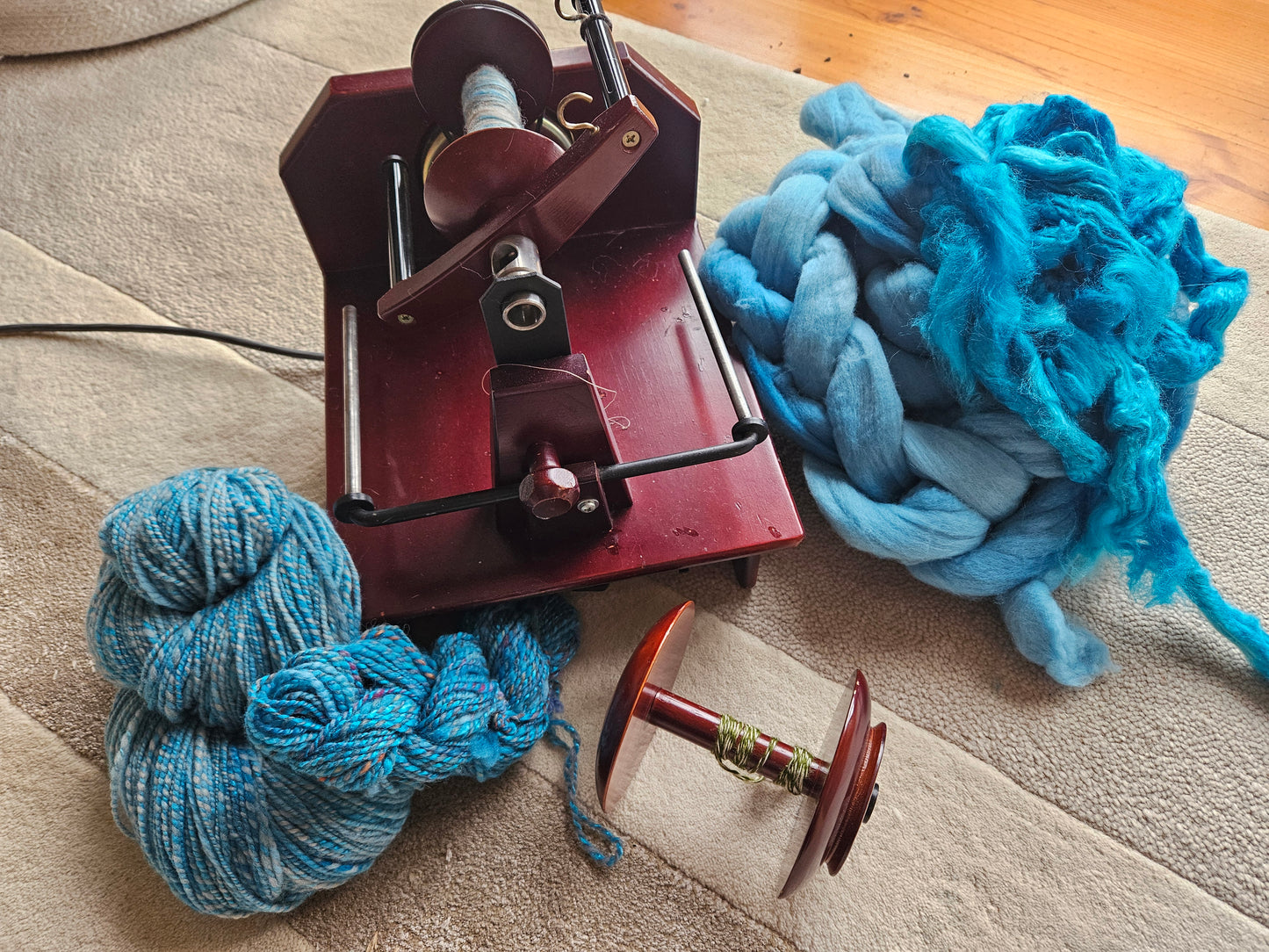 Introduction to Spinning Fibre (on an E-Spinner)