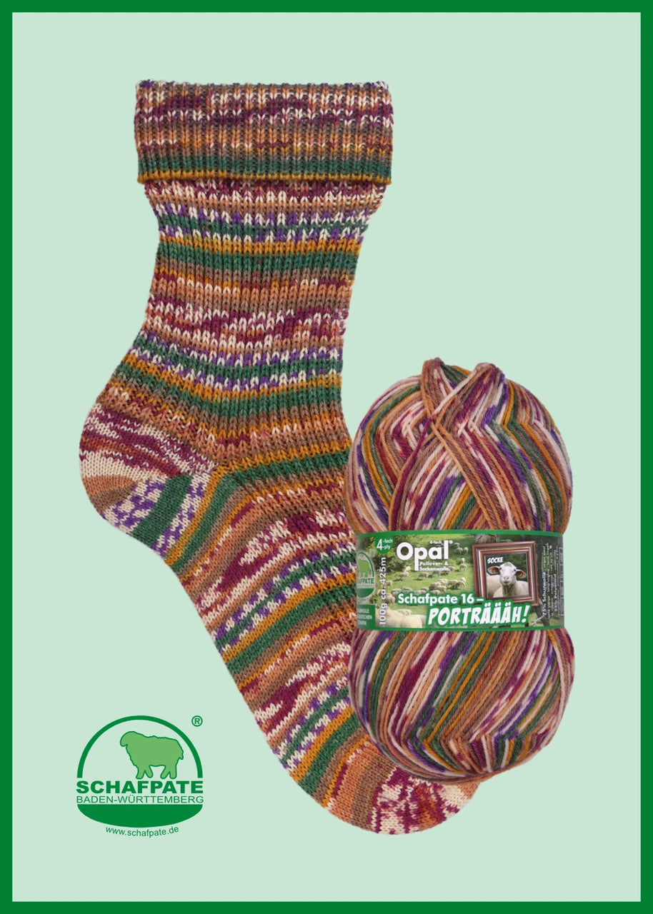 Opal Schafpate 16 Portraaah (Portraits) 4 Ply