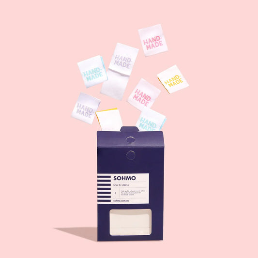 SOHMO - Sew-in Labels - Handmade drop shadow