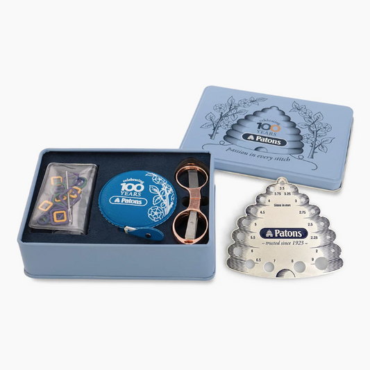 Patons Notions Kit in Commemorative Tin