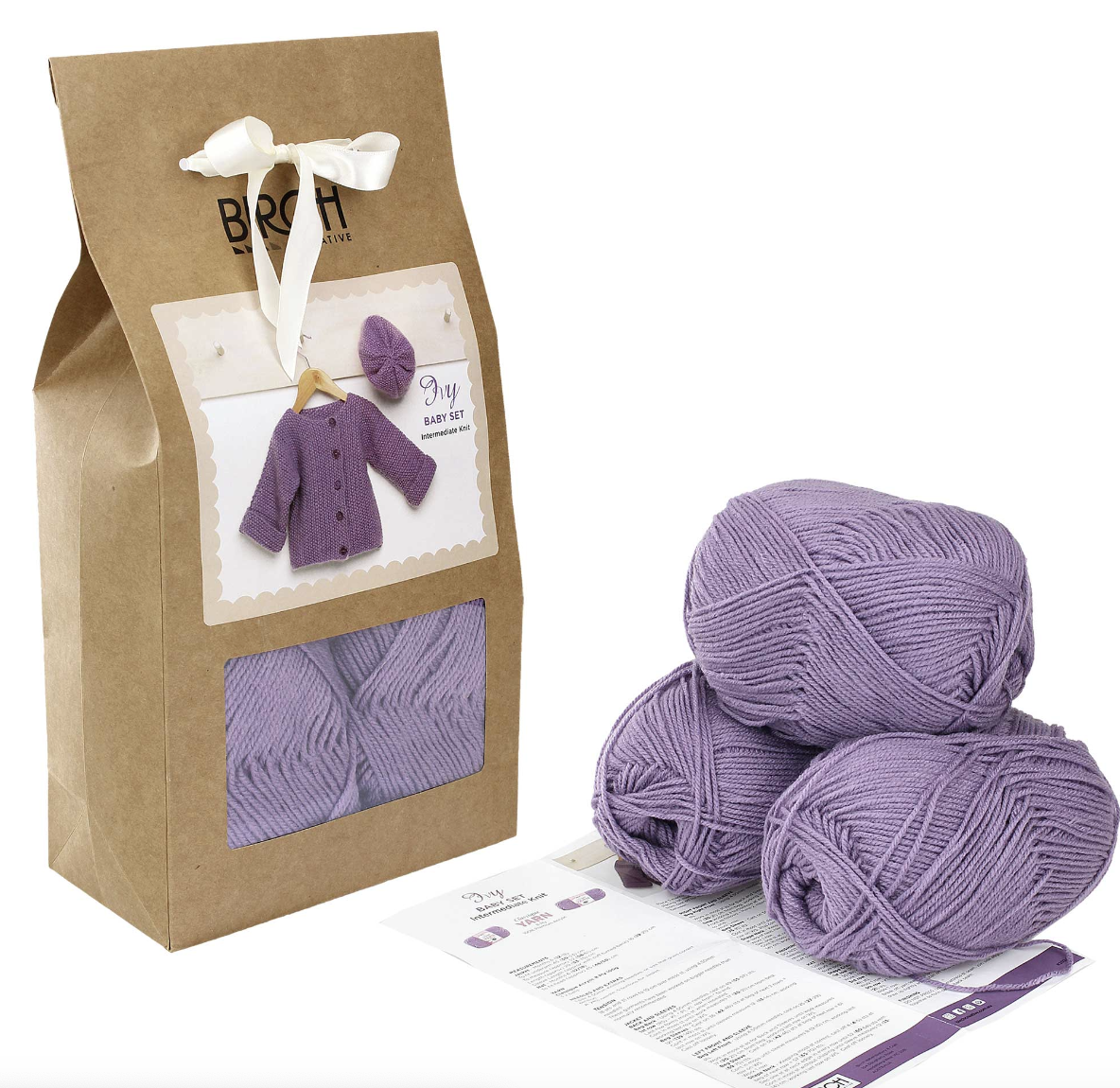 Ciara Textured Baby Blanket Knit Kit