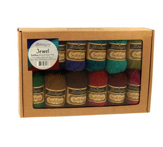 Scheepjes Softfun colour pack 12x20g