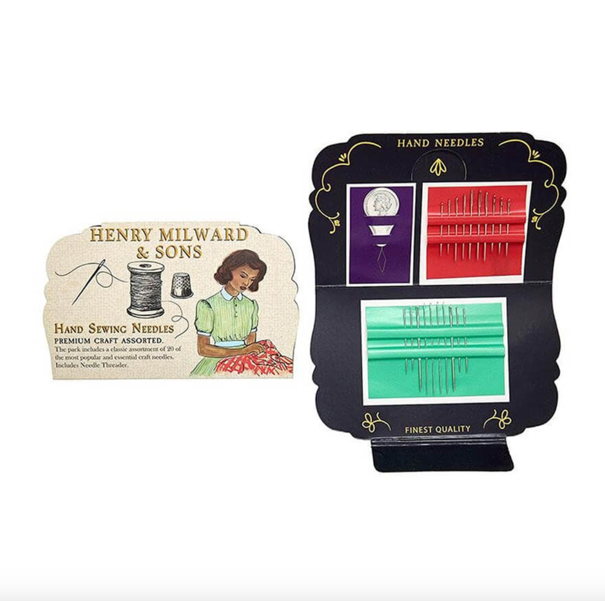 MILWARD CDU DISPLAY HAND SEWING NEEDLES BOOK